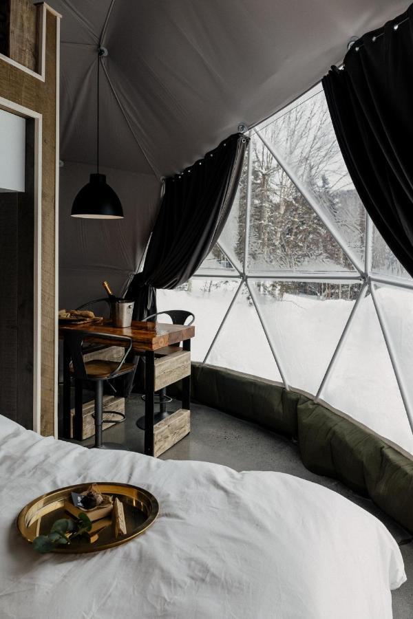 Ferienwohnung Les Diamants De L'Eternel Saint-David-de-Falardeau Exterior foto
