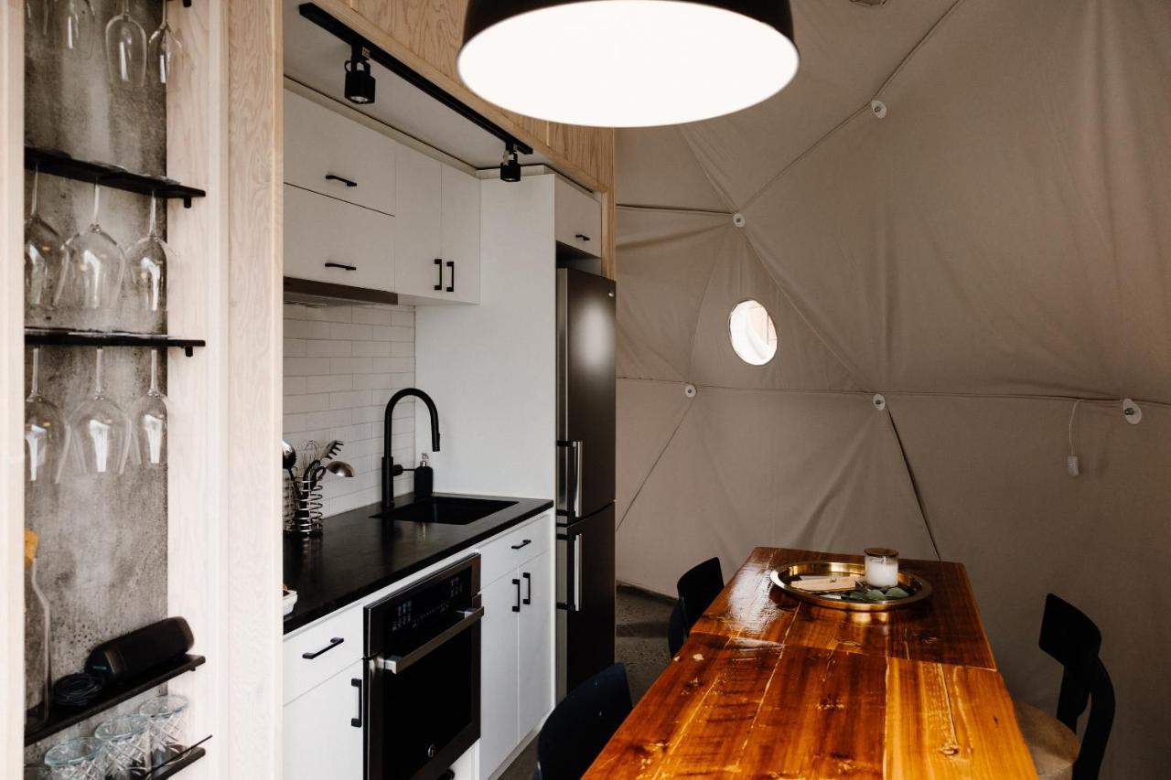 Ferienwohnung Les Diamants De L'Eternel Saint-David-de-Falardeau Exterior foto