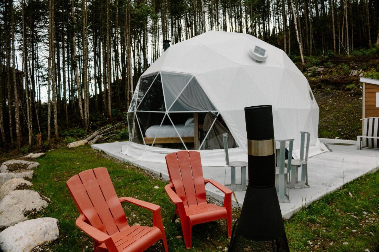 Ferienwohnung Les Diamants De L'Eternel Saint-David-de-Falardeau Exterior foto